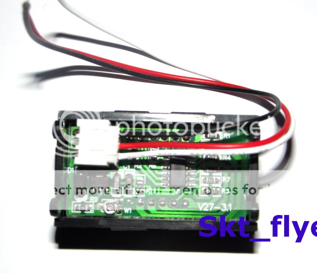 56 Digital RED LED Volt Voltage Meter DC 100V 48X29X21MM  