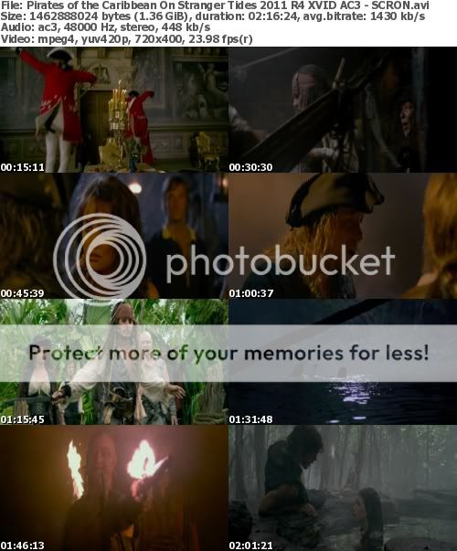 Pirates Of The Caribbean: On Stranger Tides (2011) R4 XVID AC3 - SCRON