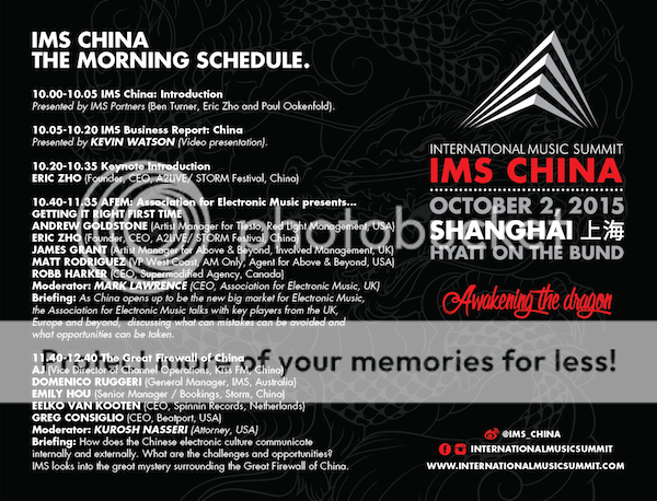 The International Music Summit Aims to Awaken The Dragon - IMS China 2015