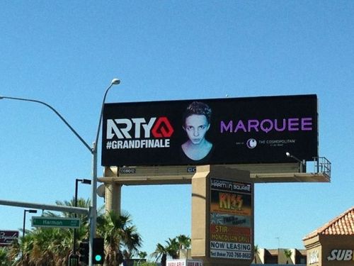 arty billboard