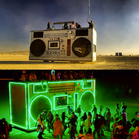 Wide Awake Art Car