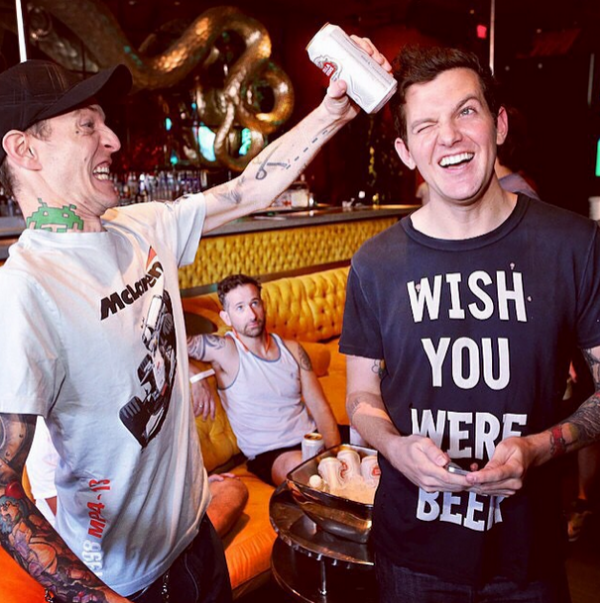 Deadmau5 and Dillon Francis on Instagram