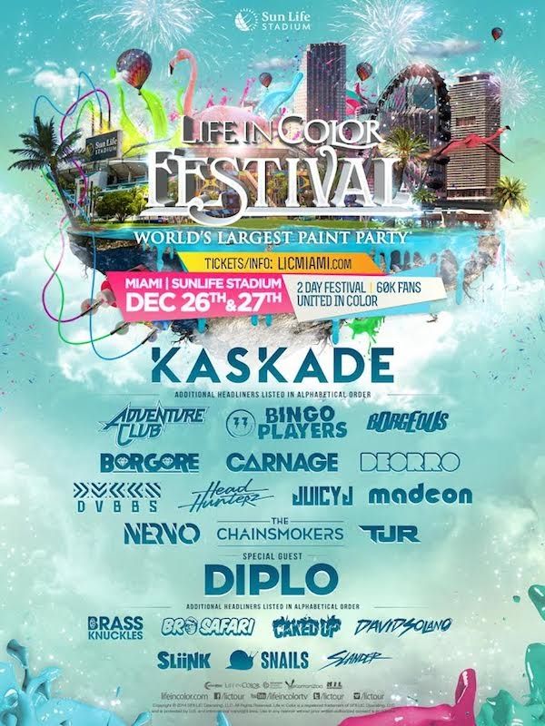 Life In Color Miami Showcases Massive Lineup Featuring Kaskade, Madeon