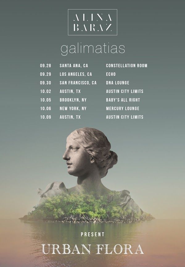 Alina Baraz & Galimatias Announce Urban Flora Tour