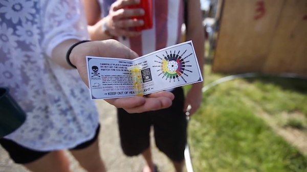 Watch the Bunk Police Conduct Free Drug Tests for Festival-Goers