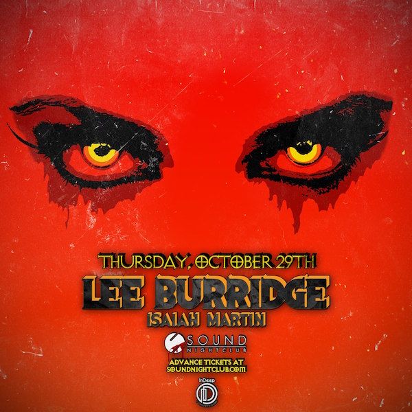 Lee Burridge Returns to Los Angeles for Halloween Weekend