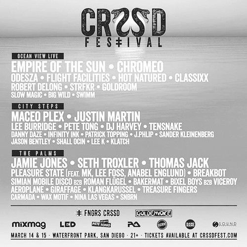 Inaugural CRSSD Festival Will Light Up San Diego this Spring