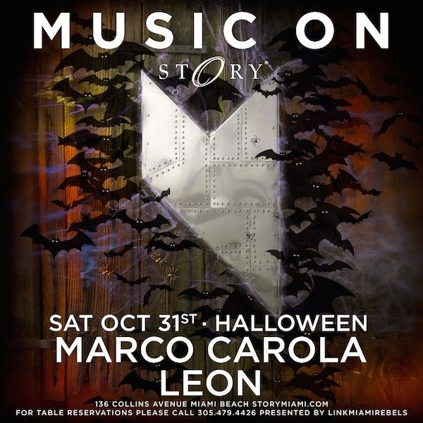 Marco Carola Announces Returns to Miami; Music On Party On Halloween at Story