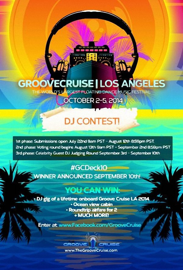 Groove Cruise Los Angeles Announces Annual DJ Contest Kickoff