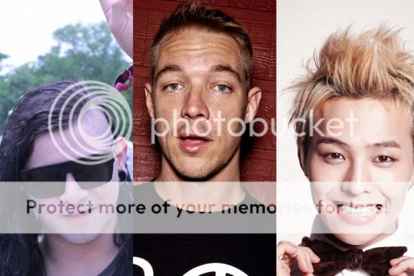 Skrillex, Diplo, CL, and G-Dragon