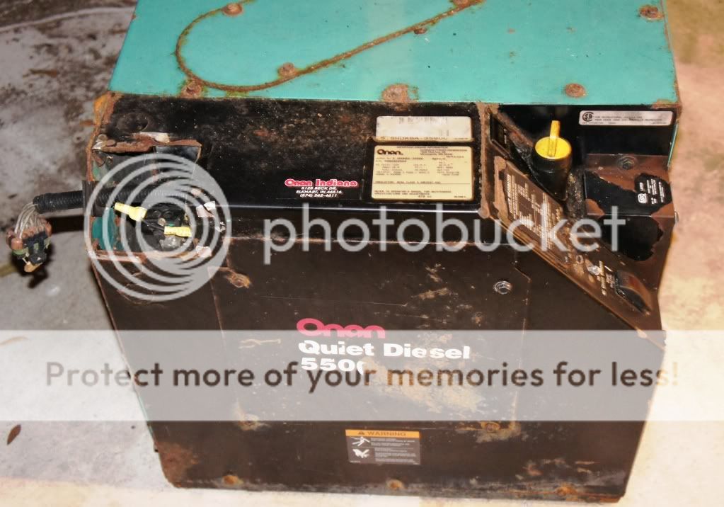 This auction is for a Cummins Onan 5500 Quiet Diesel RV Generator 